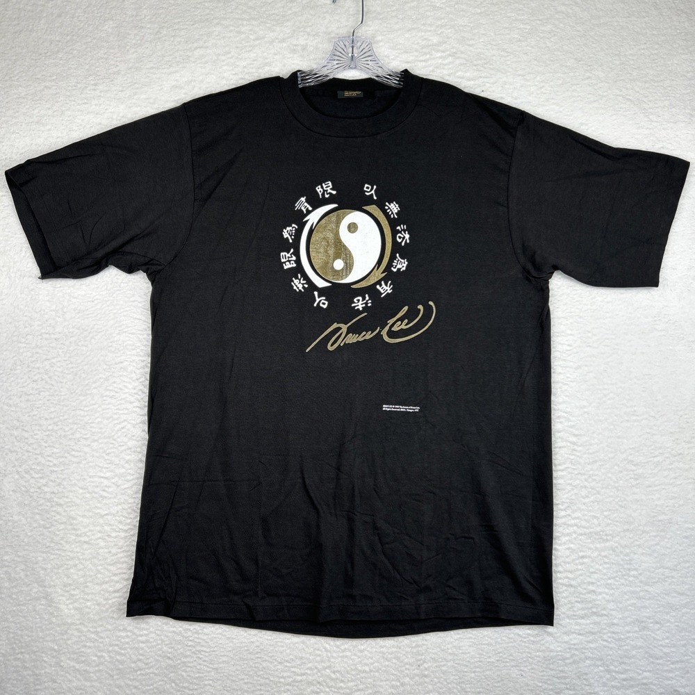 Bruce Lee.  -  1997 Changes Single Stitch Black‎ Shirt 2XL